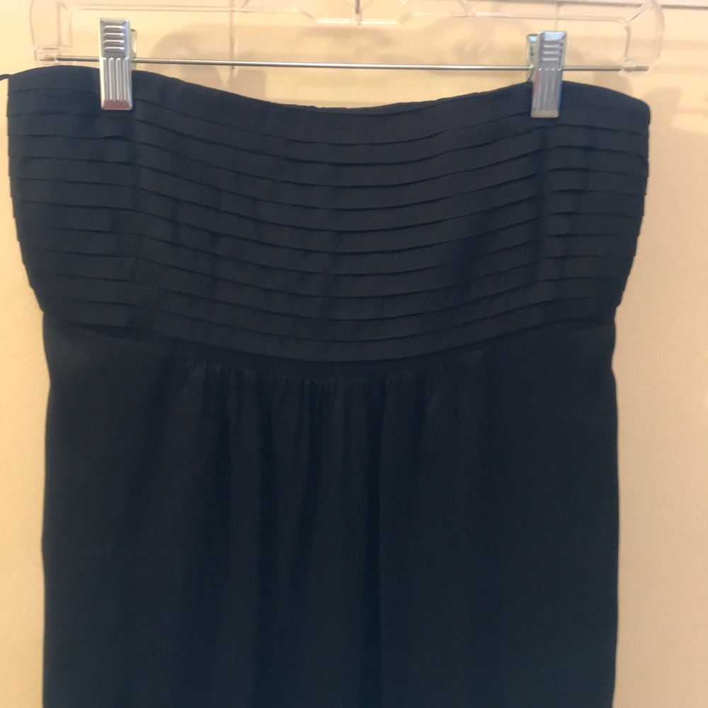 Strapless black dress for a night out. EUC size 2.